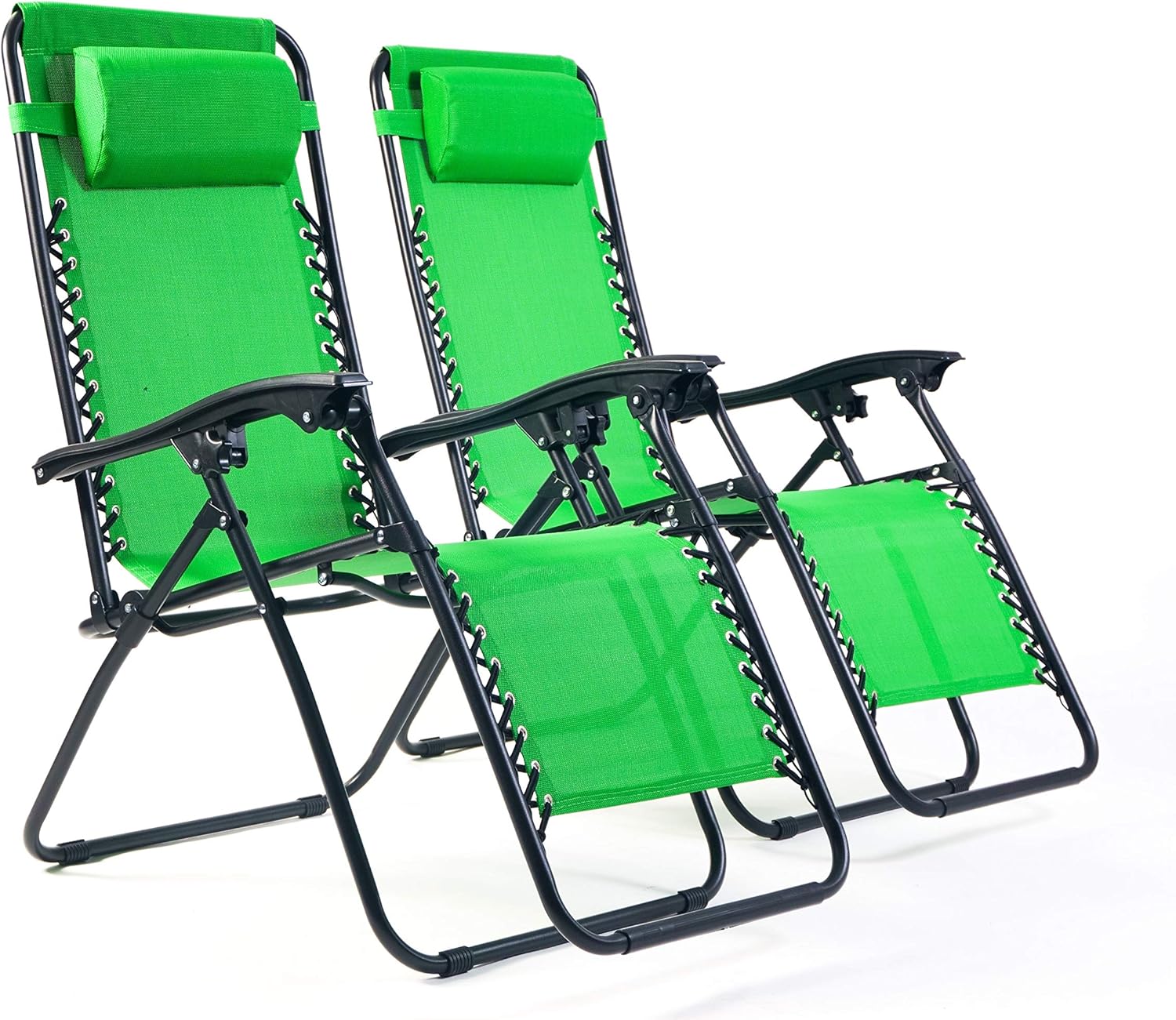 Heavy Duty Textoline Zero Gravity Chairs Folding Outdoor Reclining