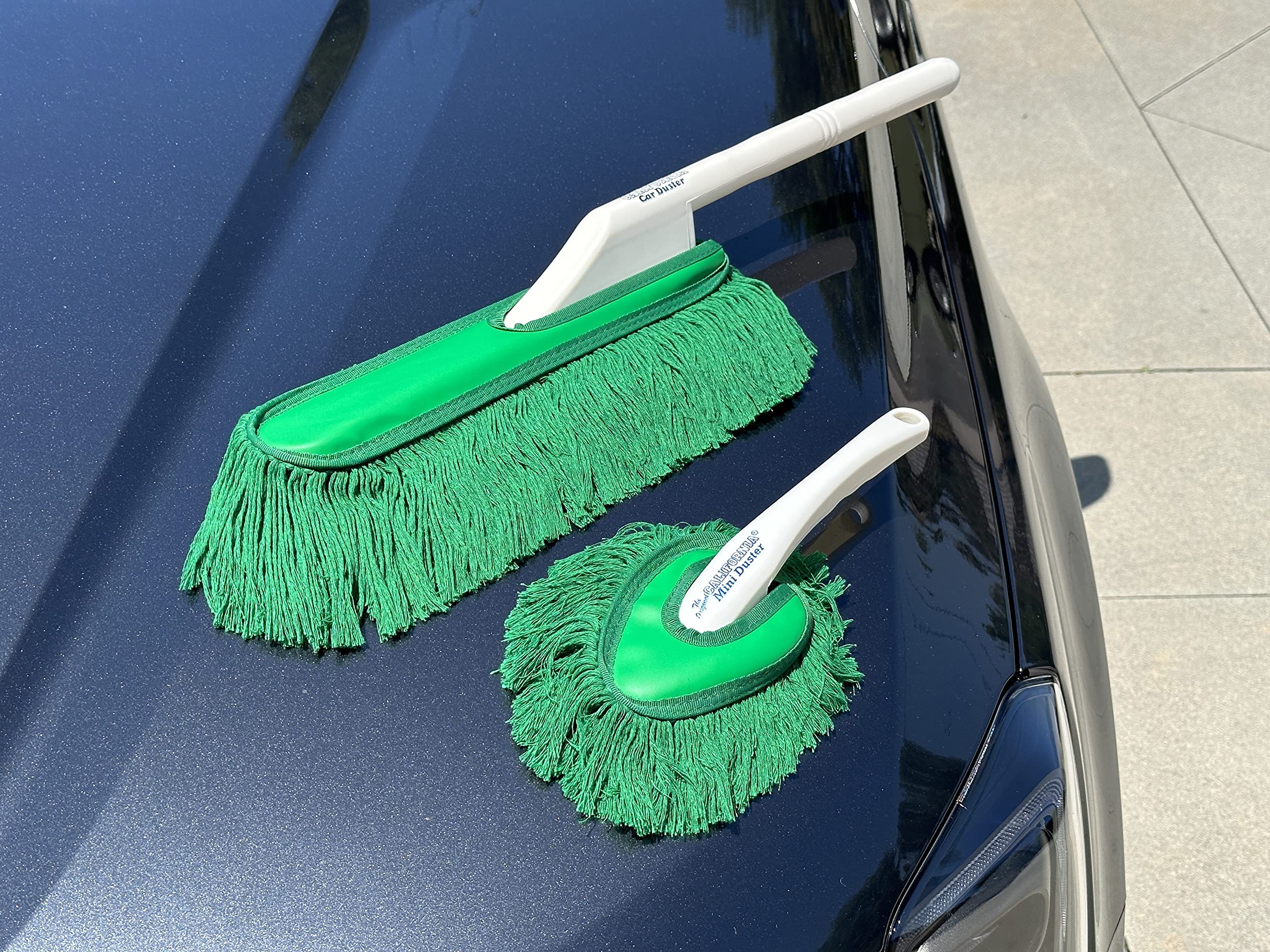 California Car Duster Zestaw detali z plastikowym uchwytem i zielonym mopem 62455