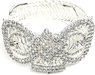 Fashion Trendy Bow Rhinestone Arm Cuff/Bracelet/Anklet for Women / AZABRH011-SCL