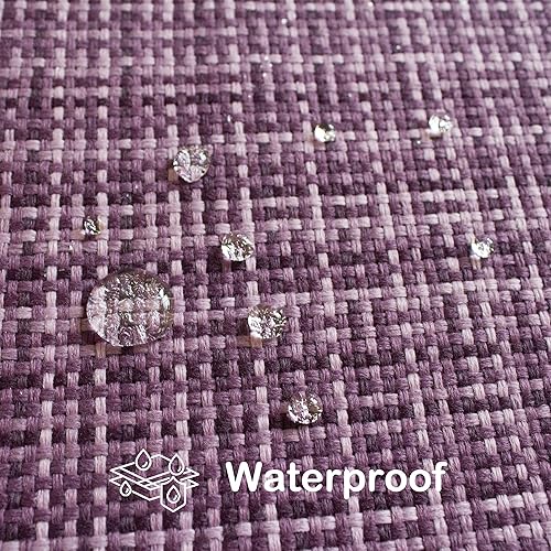 Miniatura 2 de Kevin Textile - Juego de 2 fundas de almohadas decorativas para exteriores, impermeables, modernas, lumbares, para patio, sofá y banca, de 12 x