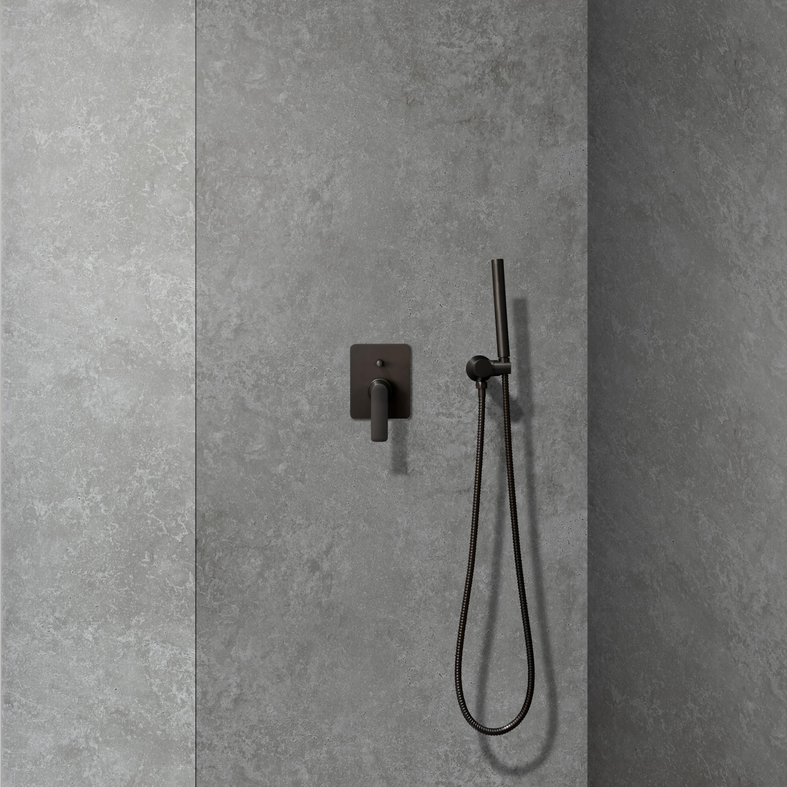 DBS Grey Concrete Matt 1000mm Wide Shower Wall Panel 1m x 2.4m PVC