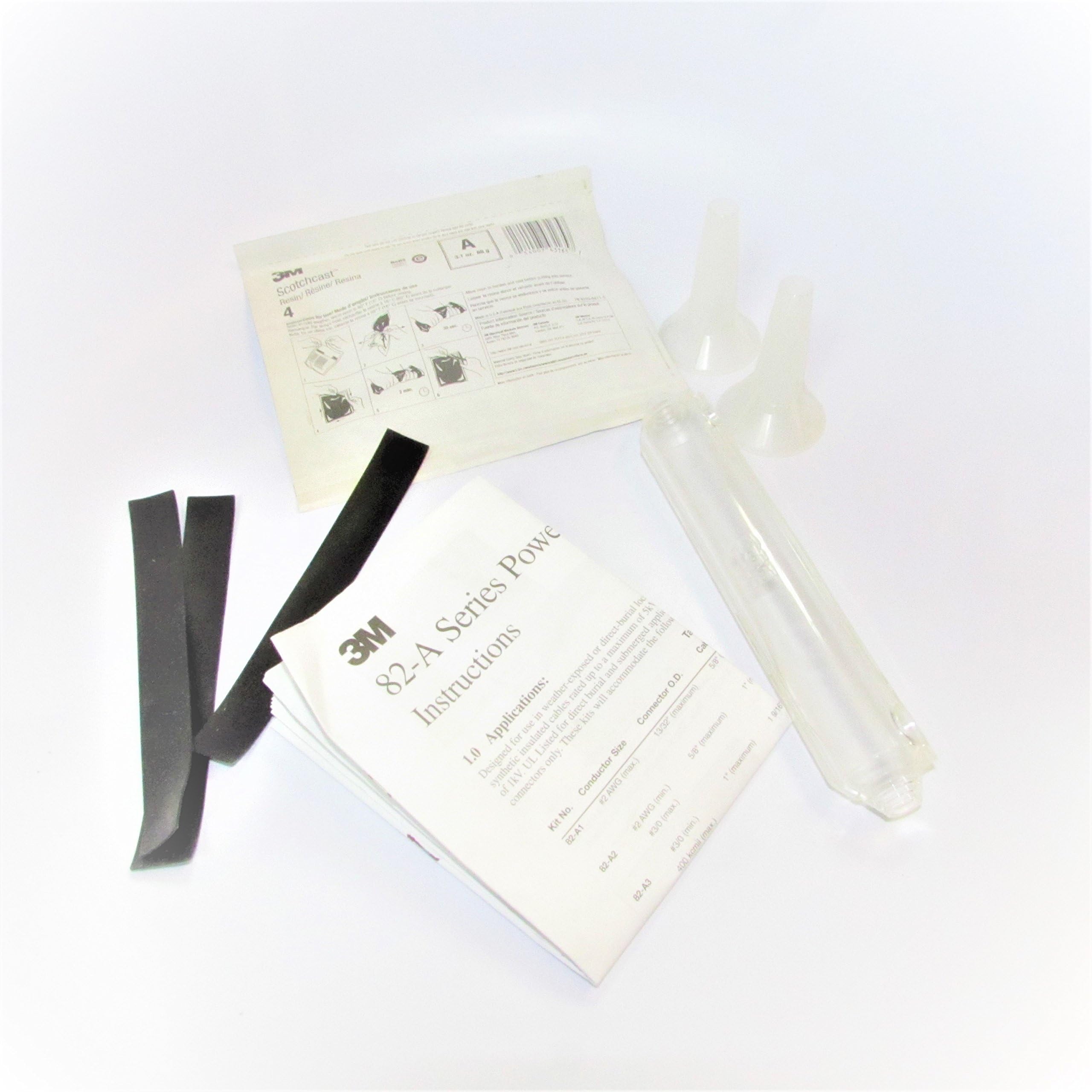 1- SCOTCHCAST 82A1 1/pkg 3M INLINE RESIN SPLICE KIT 82-A1 USE IN WEATHER EXPOSED OR DIRECT BURIAL