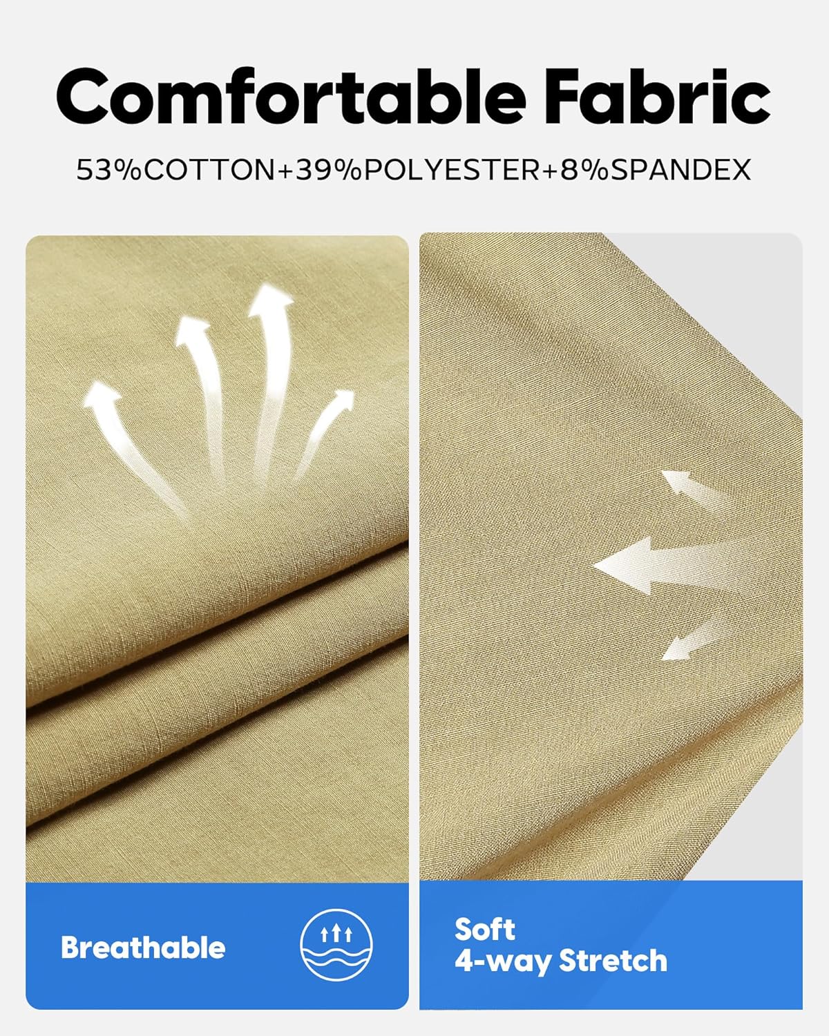 maamgic Men's Swim Trunks with Compression Liner 5.5 inch Beach Shorts Quick Dry Bathing Suits with Zipper Pocket - Image 4