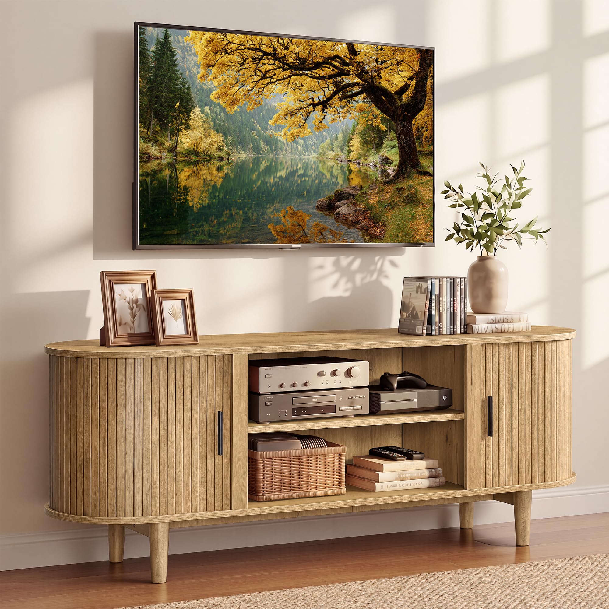 VASAGLE 58" Fluted