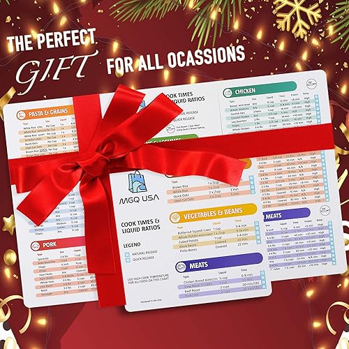 Miniatura 2 de Accesorios para olla a presión instantánea, tabla magnética más grande de 14.5 x 10 pulgadas, libro de cocina para olla eléctrica, hoja de trucos
