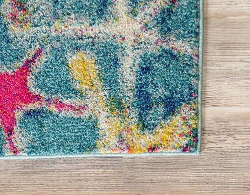 Miniatura 8 de Alfombra moderna Positano de estilo costero de Loom, Polipropileno, Azul marino