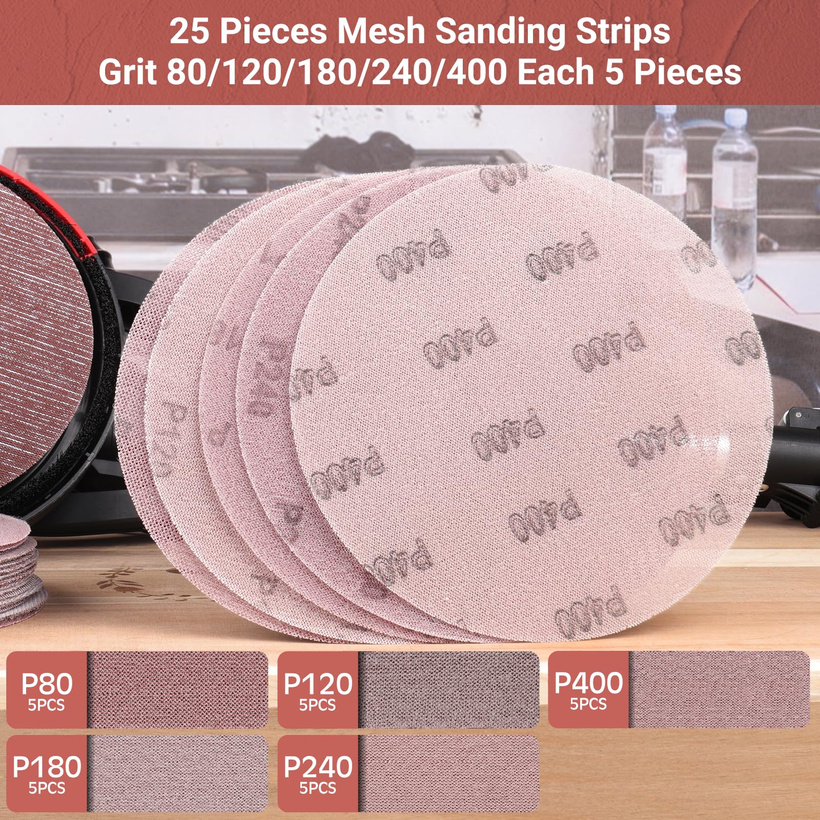 Sruhrak 225mm Net Sandpaper - Image 4