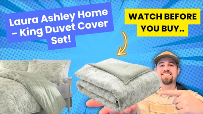 Amazon.com: Laura Ashley - King Duvet Cover Set, Reversible