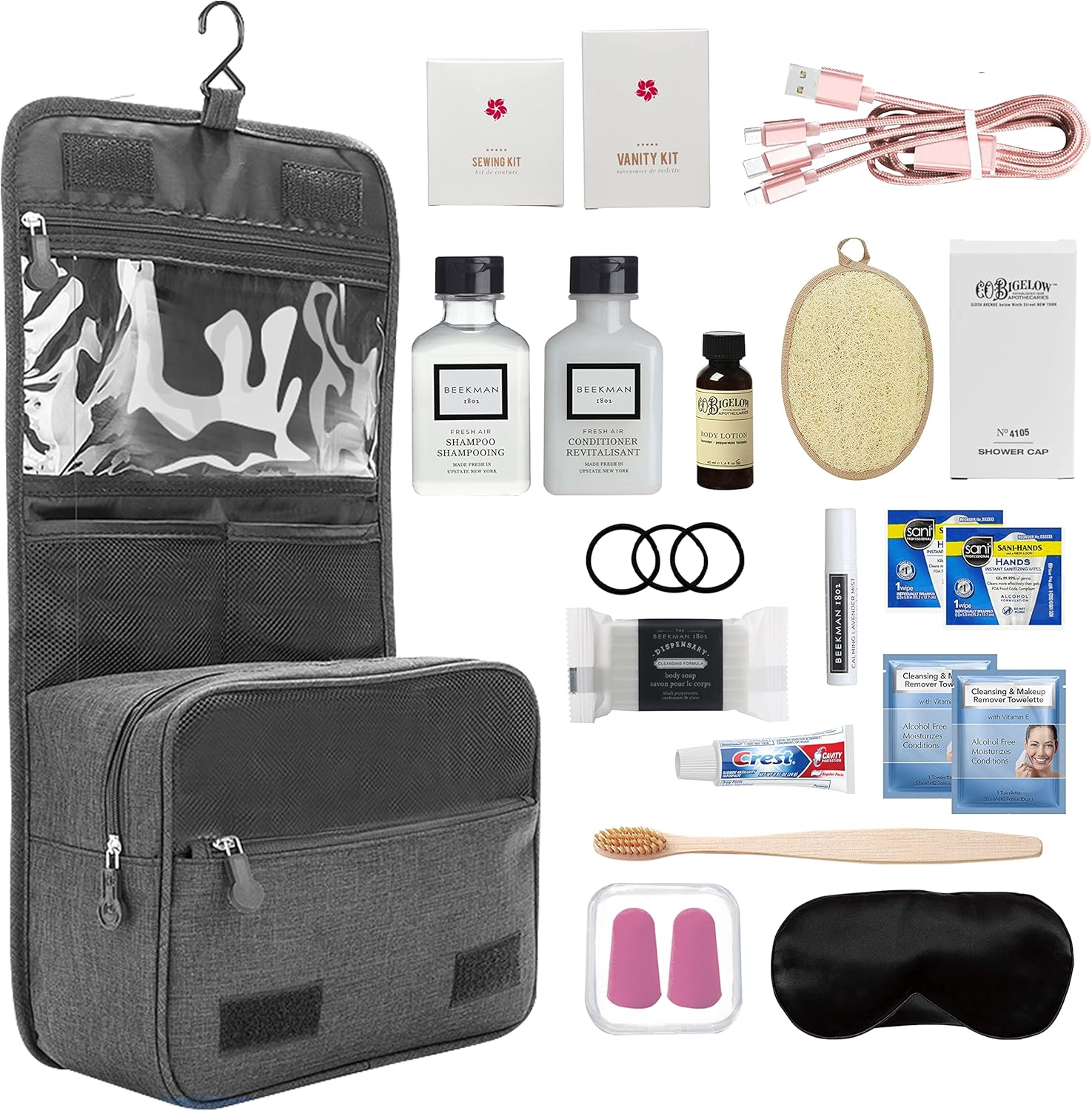 travel size toiletry kits