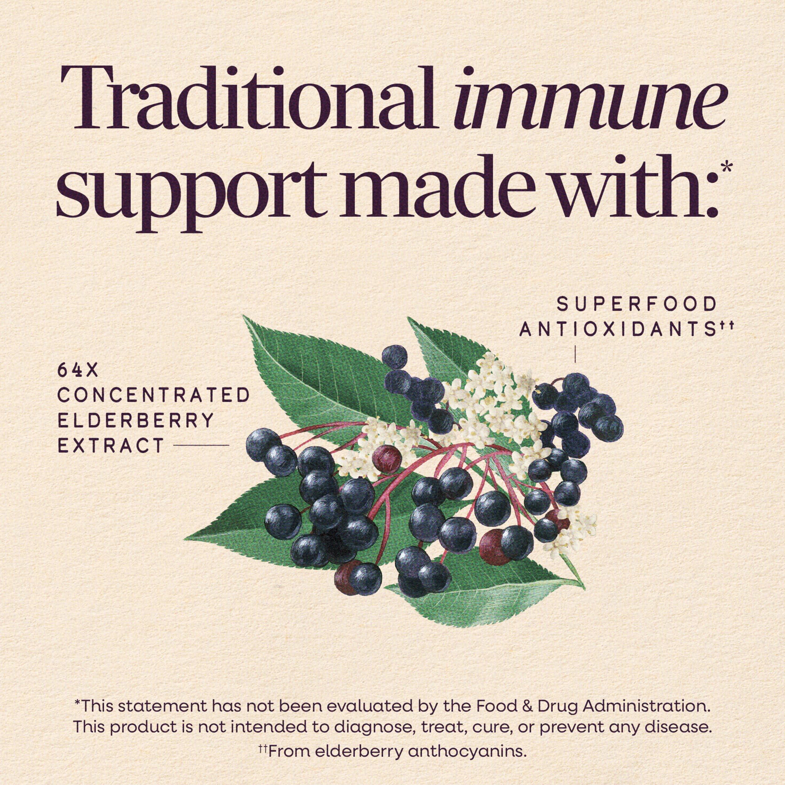 Nature's Way Sambucus Traditional Elderberry Immune Support* Syrup, 8 fl oz — Amazon image 4
