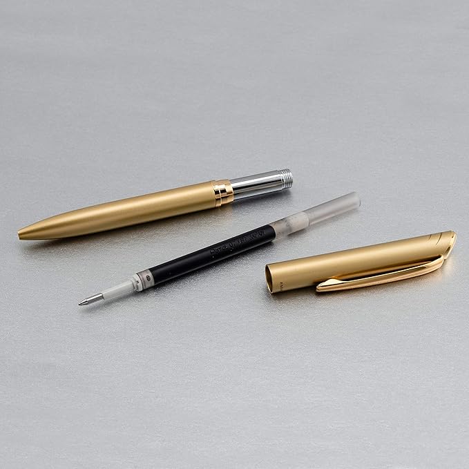 Pentel EnerGel Style Premium Bolígrafo Gel 0.7mm Tinta Negra Oro miniatura 5