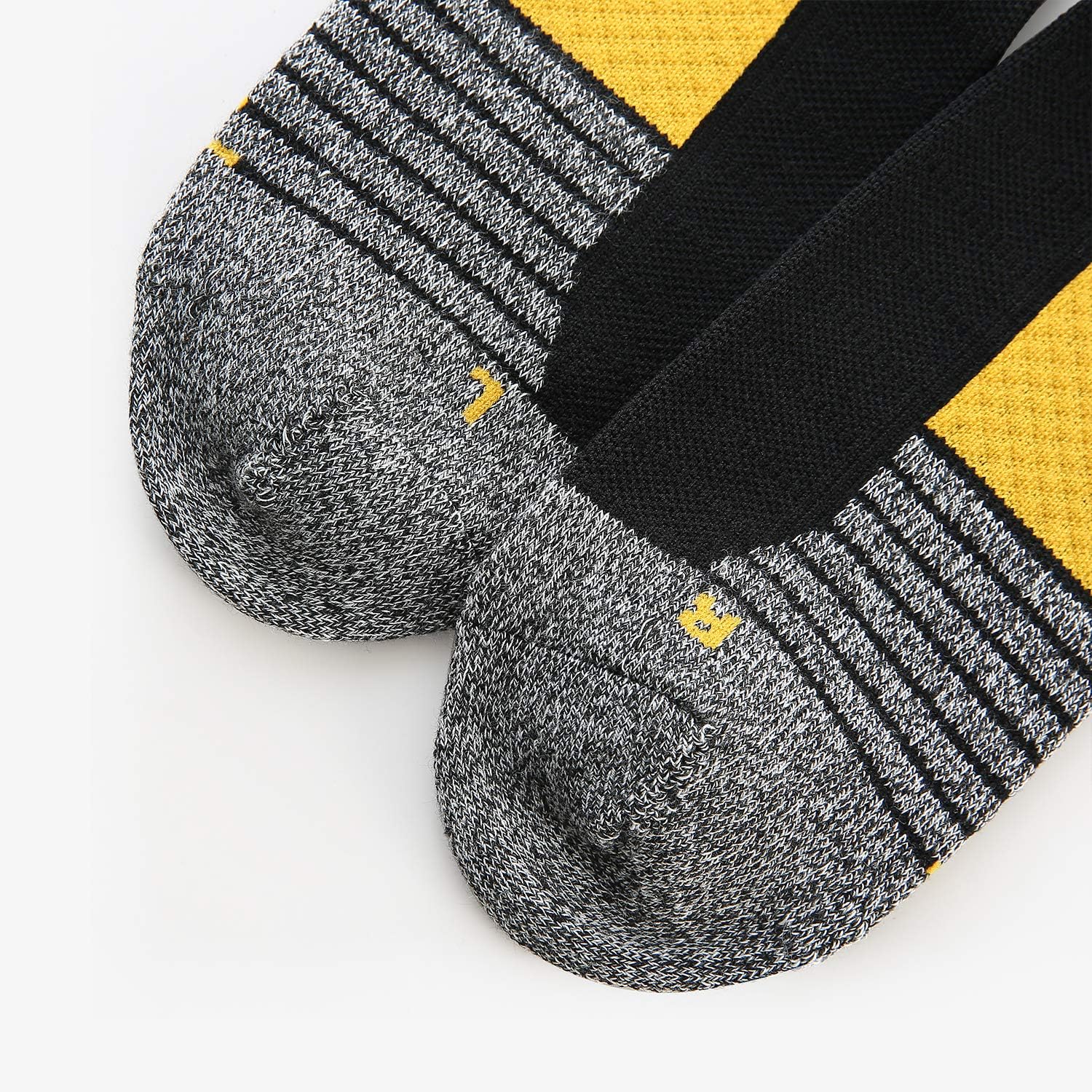 WANDER Men's Athletic Running Socks 7 Pairs Thick Cushion Ankle Socks for Men Sport Low Cut 6-9/10-12/12-14 - Image 6