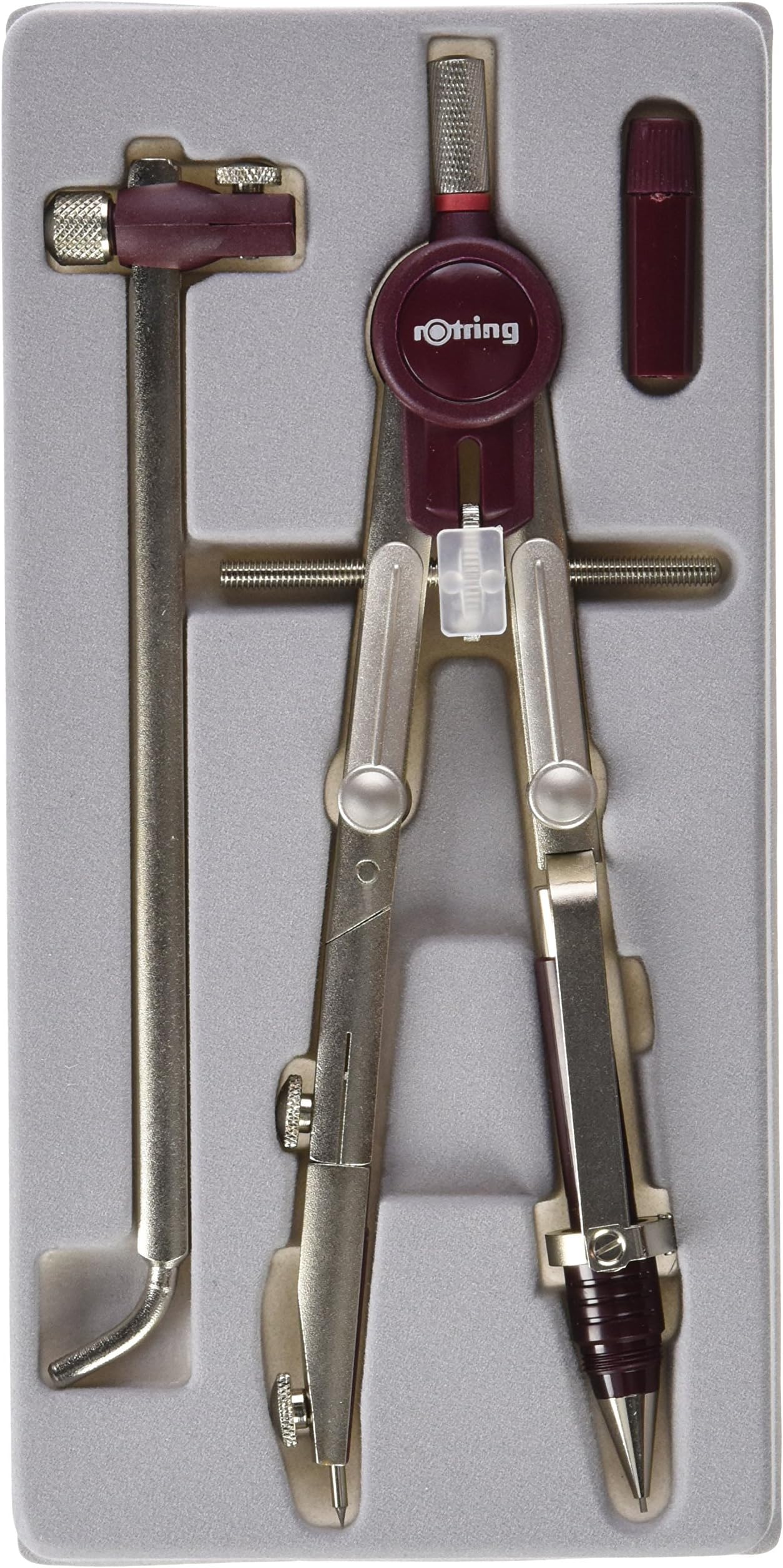 Rotring 233750 Convex Giant Bow Rapid Adjustment Compass with Extension ...