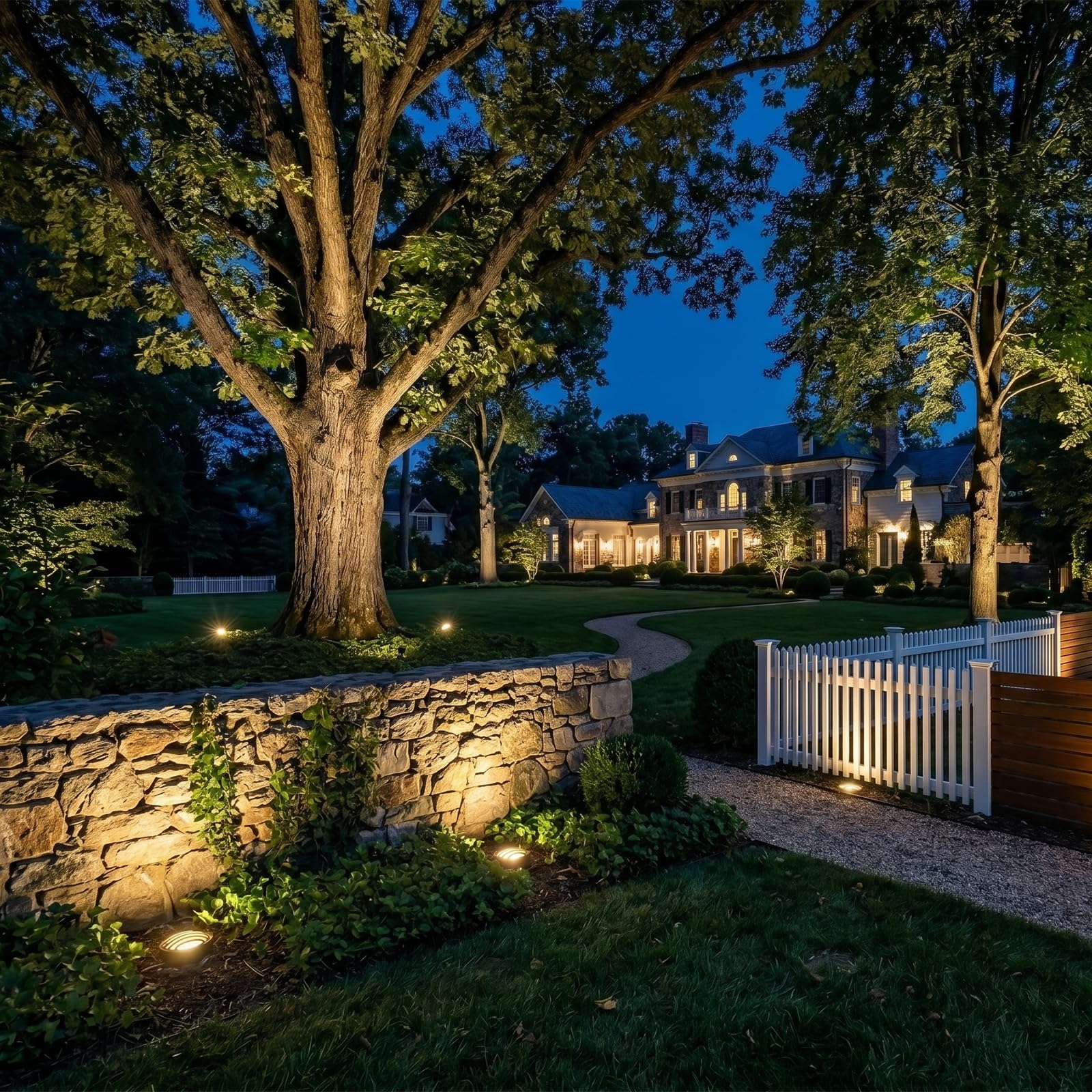 Malibu Low Voltage Well Lights 4W LED Outdoor Landscape Deck