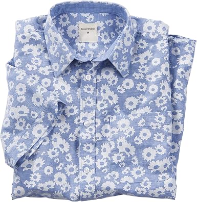 Samuel Windsor Men's Short Sleeve Linen 