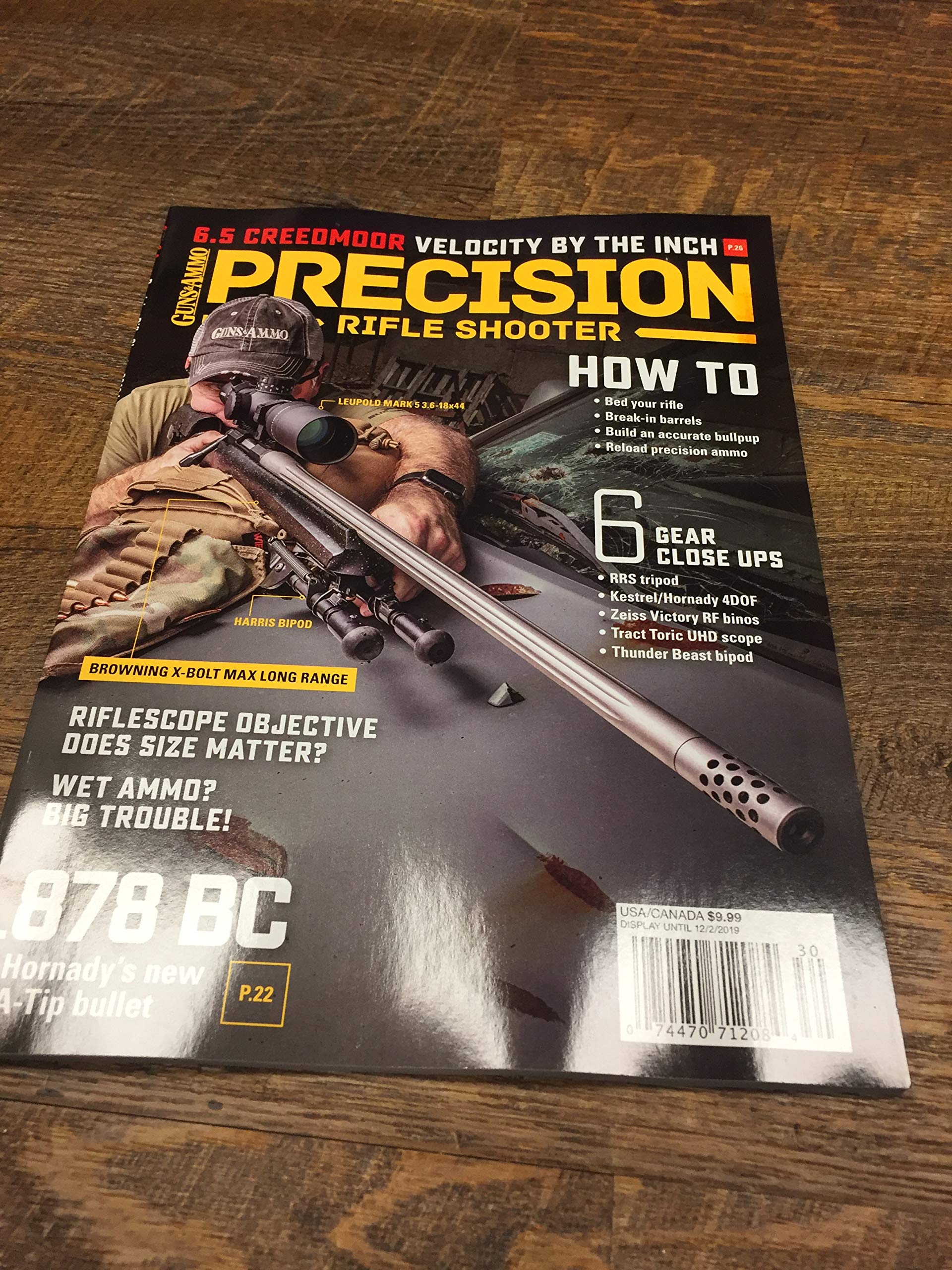 Guns & Ammo Precision Rifle Shooter Magazine 2019 (30) Harris Bipod
