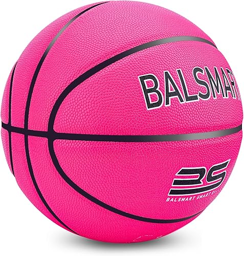 Miniatura 10 de Baloncesto para niños y jóvenes, tamaño 4/5/6, 25.5/27.5/28.5 pulgadas, baloncesto para niños y niñas, juego en interiores y exteriores Negro