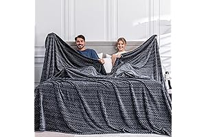 Soft Cozy 120x120 Inches Oversized King Fleece Blanket