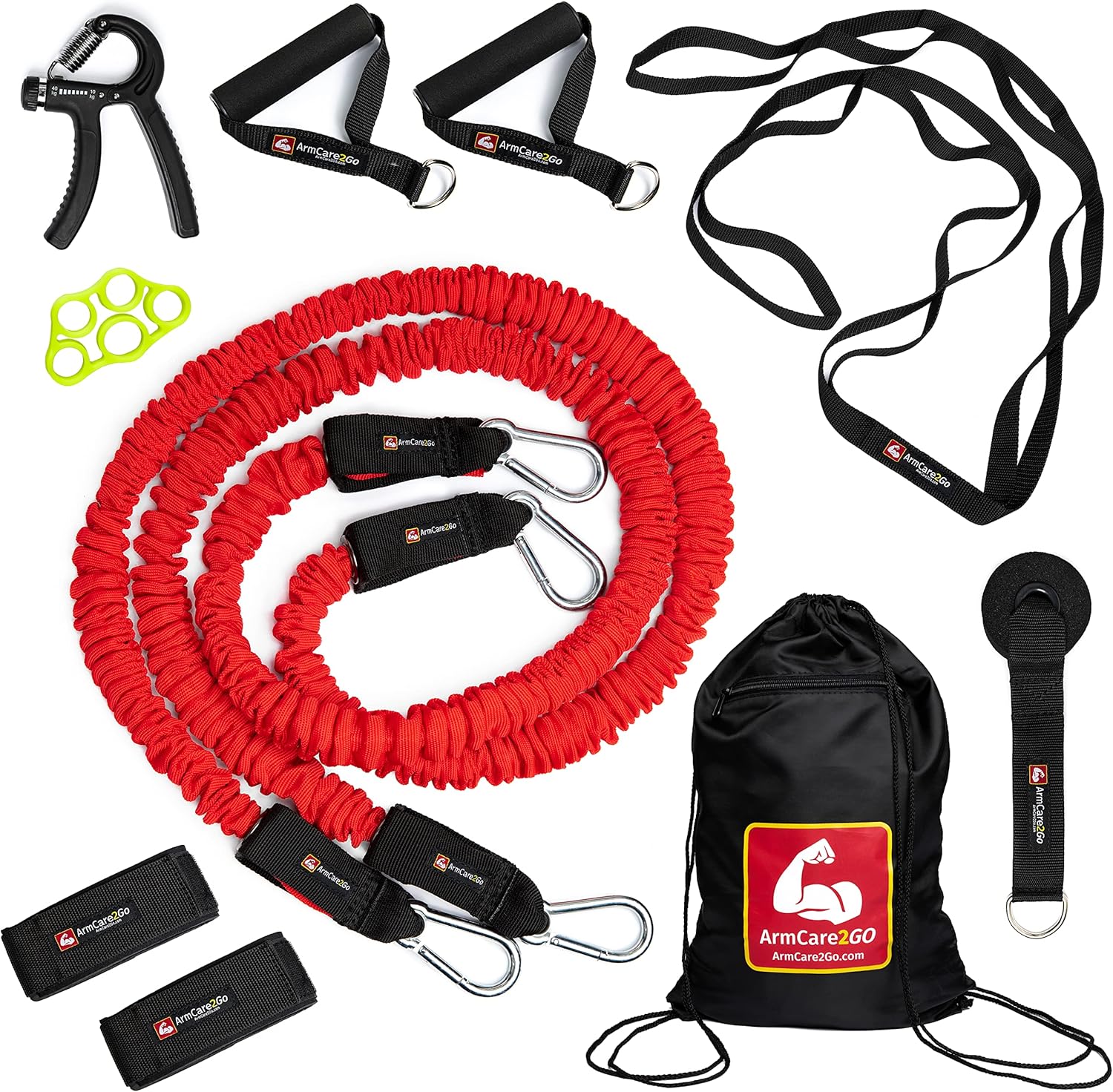 ArmCare2Go Baseball Bands for Pitching 11 Piece Shoulder Baseball arm