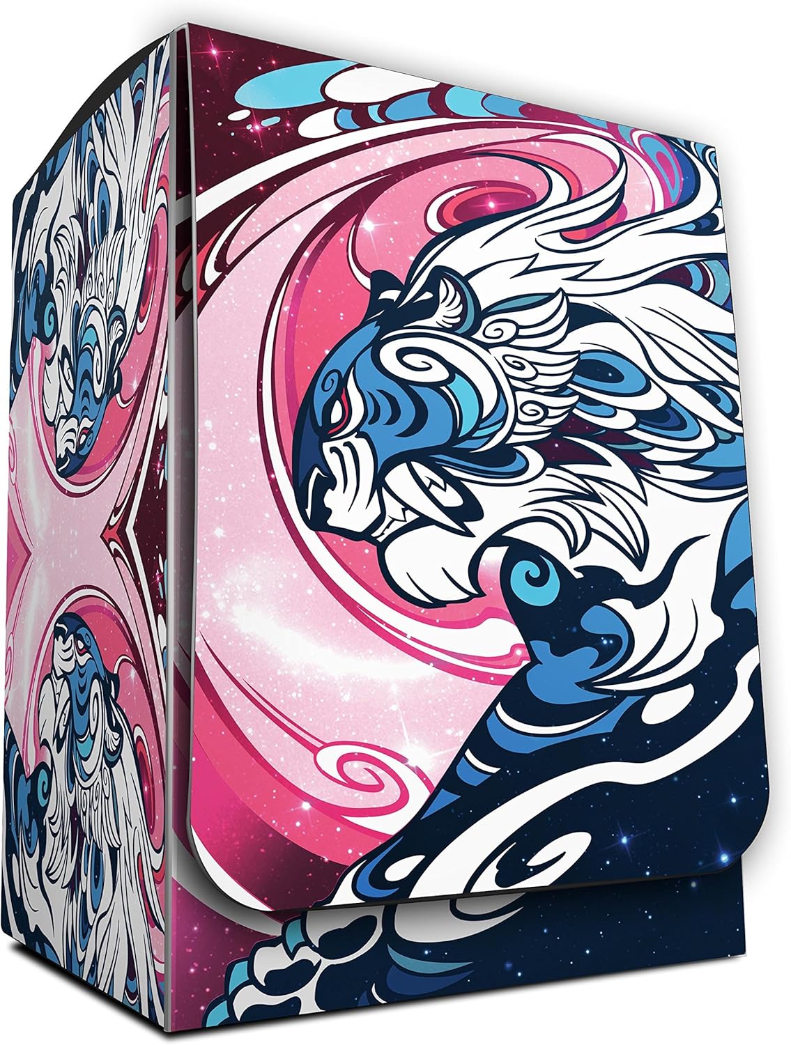 GALAXY TIGER - DEFENDERS of the UNIVERSE 1 DECK BOX by MAX PRO (fits Magic / MTG Cards)