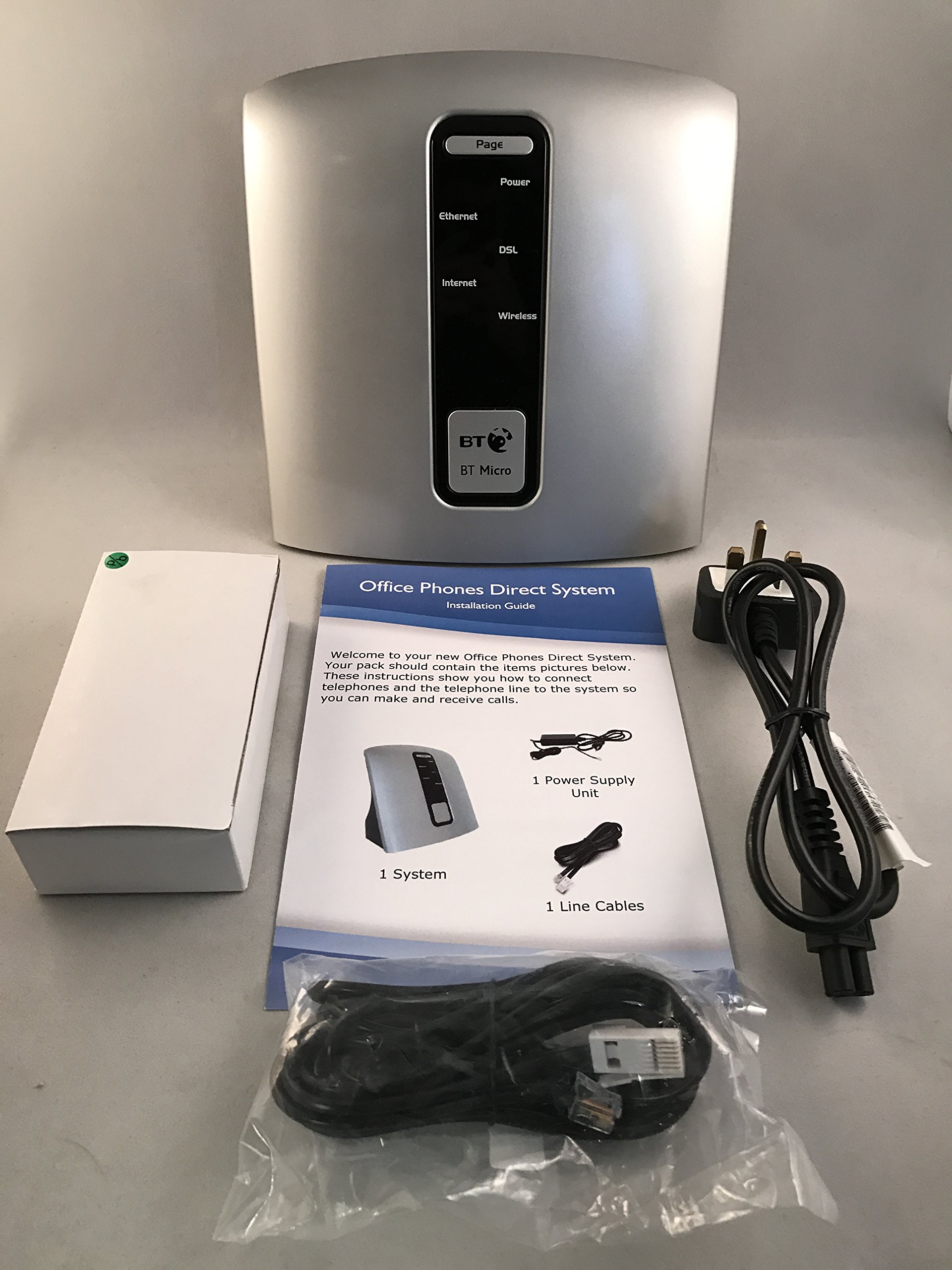 BT Micro Home Office Phone System Package (1 Lines) 4 Fixed Phones