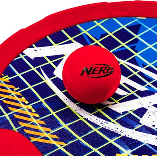 Miniatura 6 de Nerf Small Driveway Tennis Set for Kids - 2 Player Kids Tennis Set - Rackets and Foam Ball - Indoor + Outdoor - (2) Rackets + Foam Ball Included