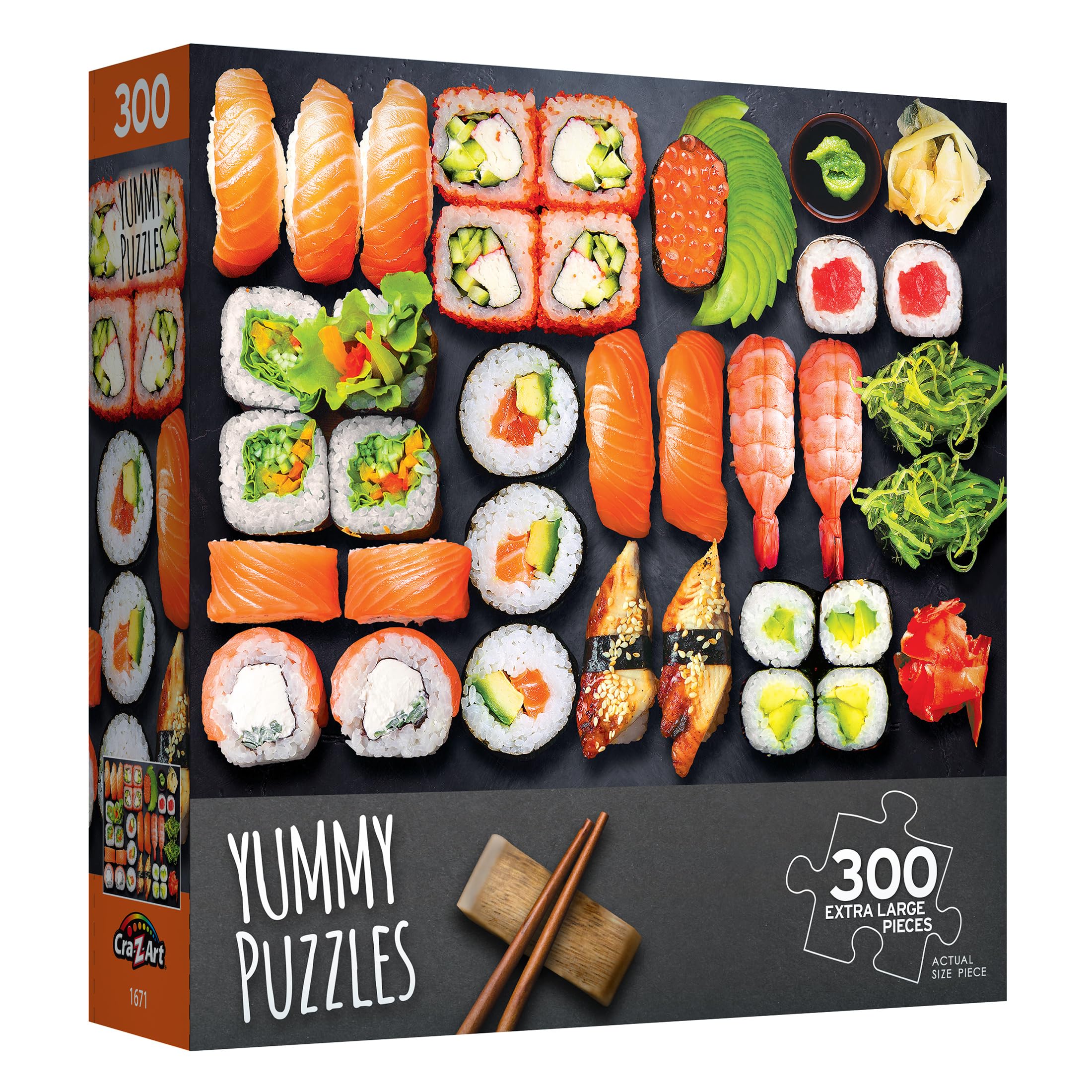 Cra-Z-Art - RoseArt - Yummy - Sushi Time - 300 Piece Jigsaw Puzzle