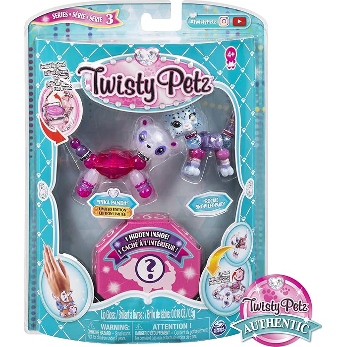 Buy Twisty Petz, Series 3 3Pack, Pika Panda, Rockie Snow Leopard and