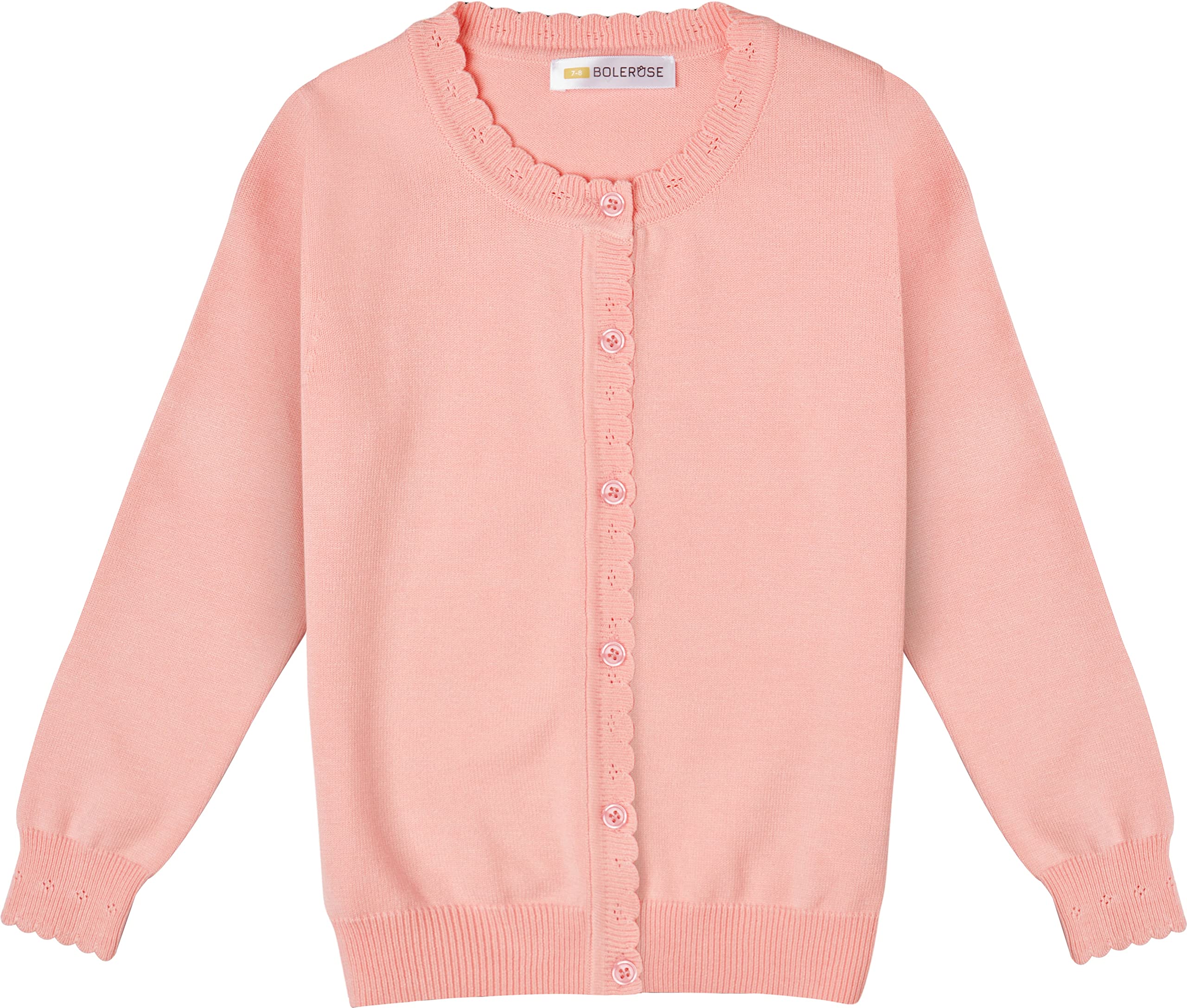 Bolerose despreocupado niñas Manga Larga Chaqueta de Punto niñas niñas Bolero Capa Hombros