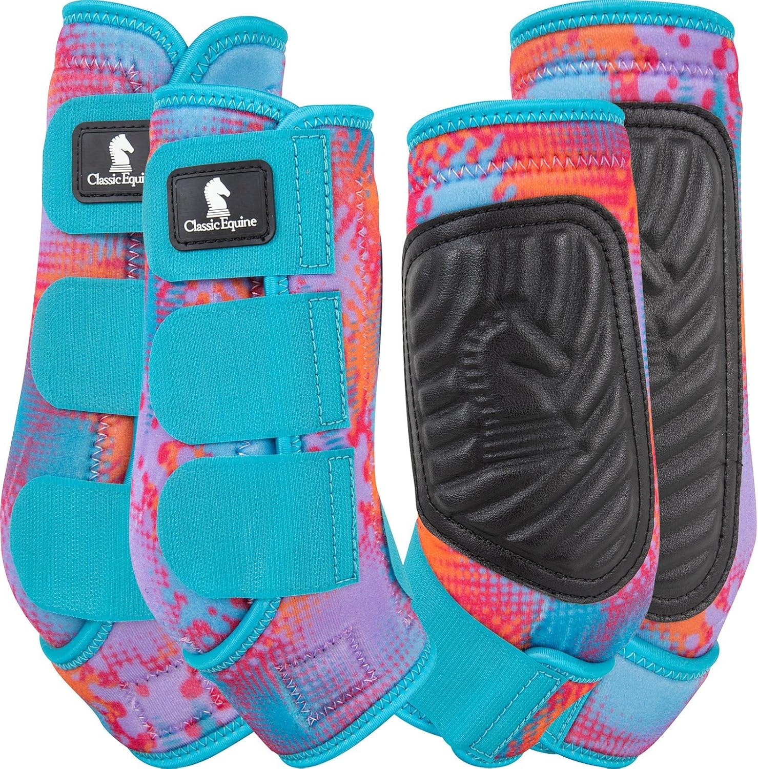 Classic Equine ClassicFit Sling Boots, Front and Hind, Beatz, Large