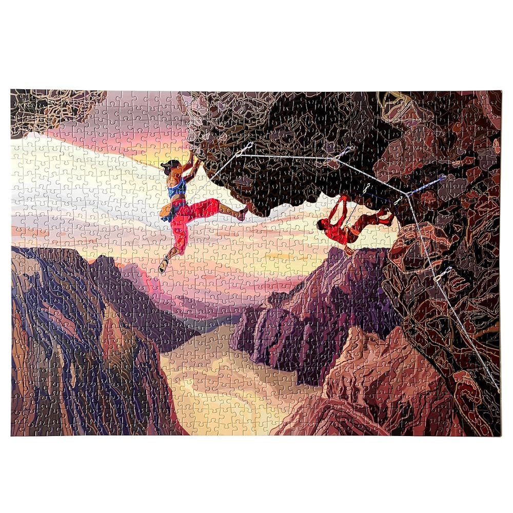 山山 Amazon.com: Outside Inside Climbers Puzzle - 1000 Piece