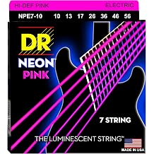 DR Strings NPE7-10 Hi-Def Neon