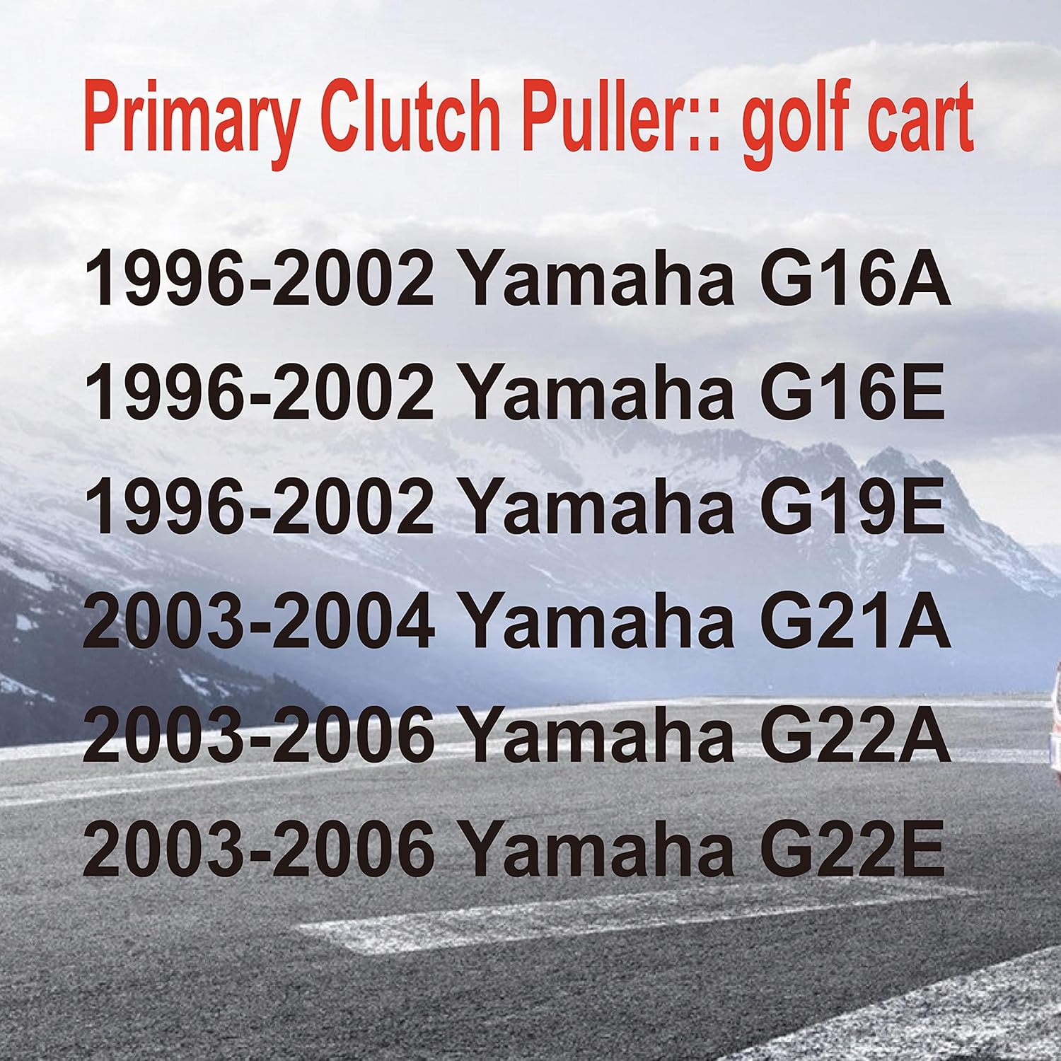 Primary Drive Clutch Puller Remover Tool KIT Compatible with Yamaha G1-G29 Golf Cart &E-Z GO 4 Cycle 1994 / UP E-Z GO (2 Cycle) 1971-1993 /(2 Cycle) Gas 1977/ 9G1 EPIGCP4