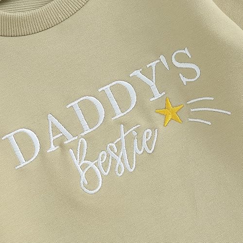Miniatura 5 de Daddys - Conjunto de ropa para bebé niña pequeña, sudadera de manga larga, pantalones deportivos y pantalones deportivos para otoño e invierno
