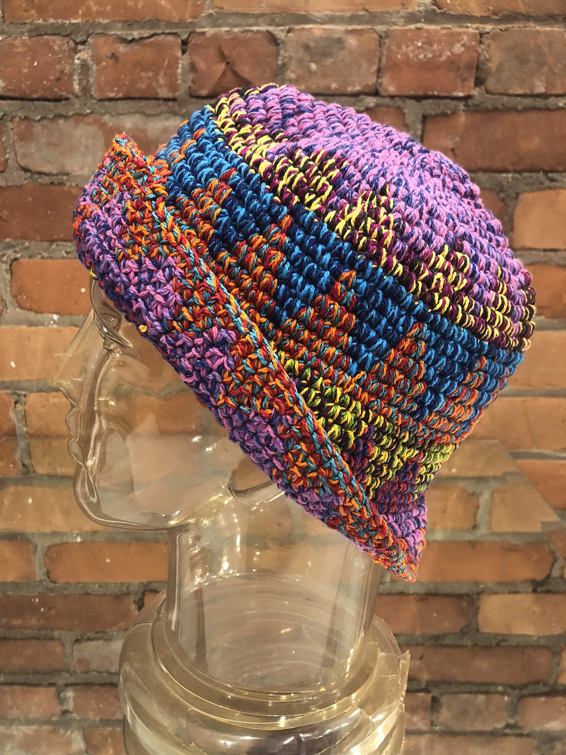 Crochet dreadlock hippy hat pattern