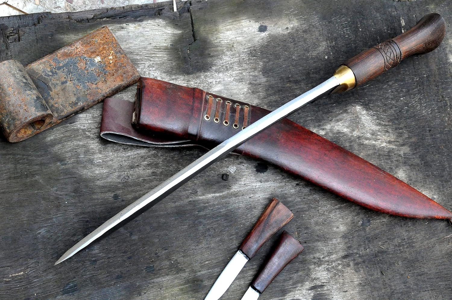 Farmer Villager Kukri-Authentic 13 inches Long machete-Real working khukuri machete - Ideal for Camping, Bushcraft, Outdoor & Survival Use-from Nepal