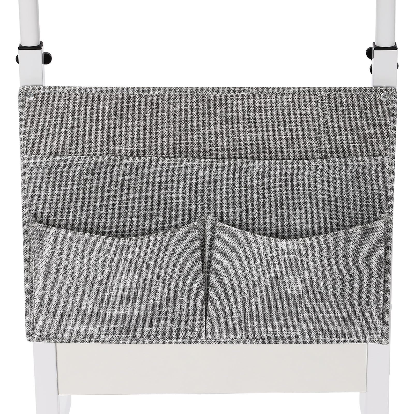 Height Adjustable Standing Desk with Storage Bag and Wheels Rolling Stand Up Desk Computer Table with 180 Flip — view 8