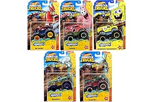 Spongebob Squarepants Monster Truck 5-Pack Bundle