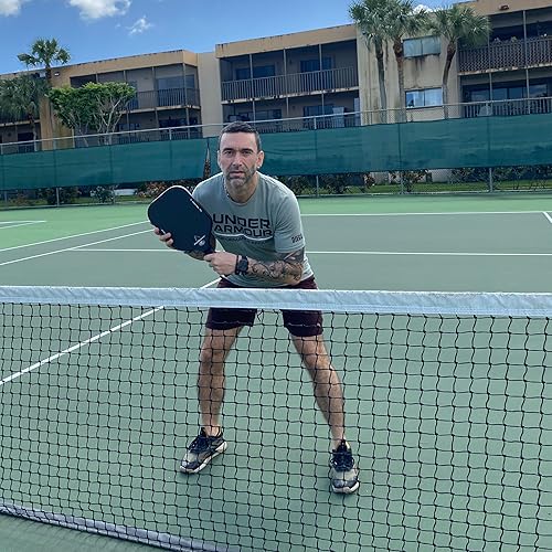 Miniatura 8 de Pickleball Paddle,Pickleball Paddles-3K Raw Carbon Fiber Pickle Ball Paddle Surface with Great Grit & Spin,T700 Pickleball Racket with Excellent