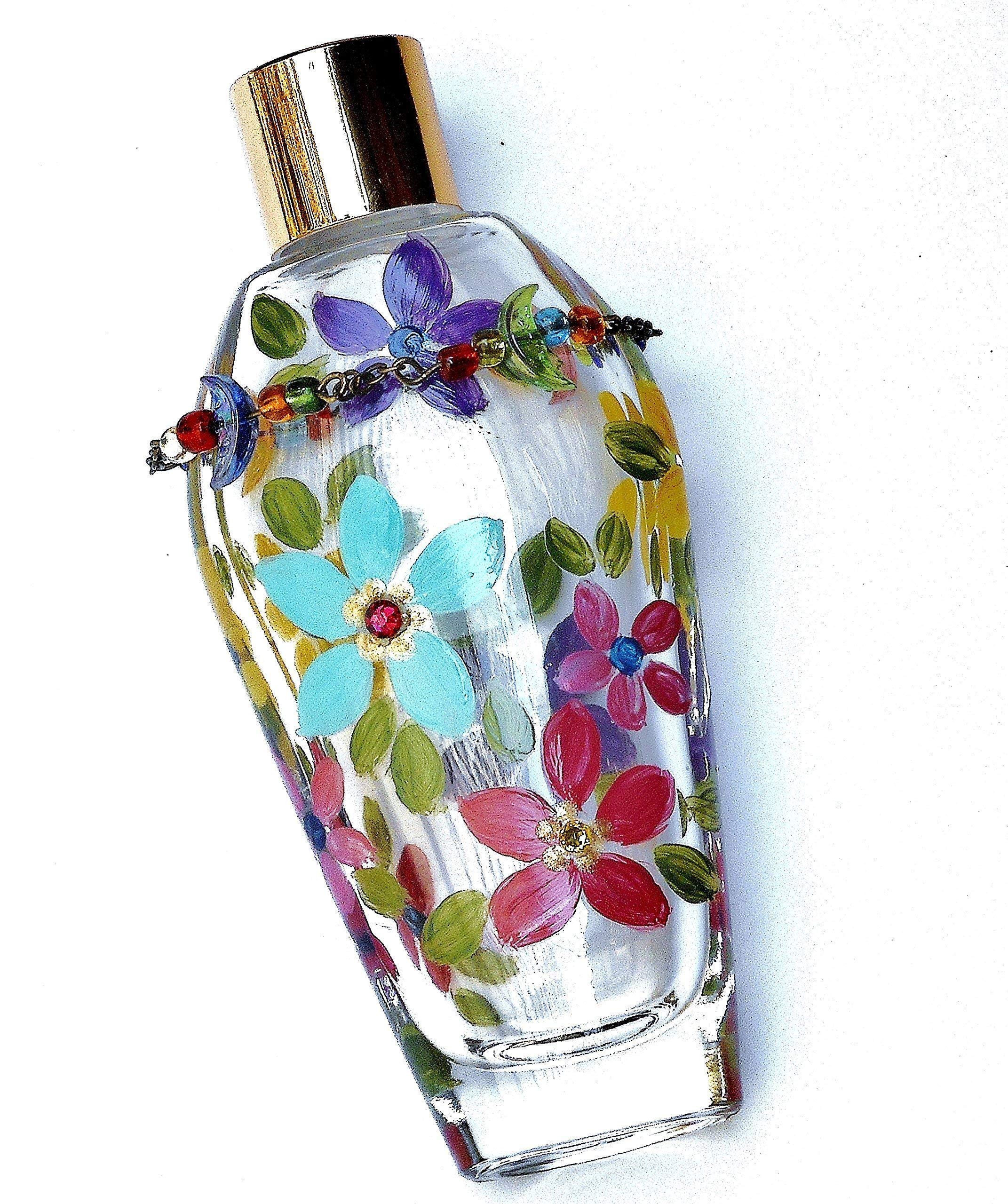 Amazon.com: Refillable Glass Perfume Bottle with Colorful Artist