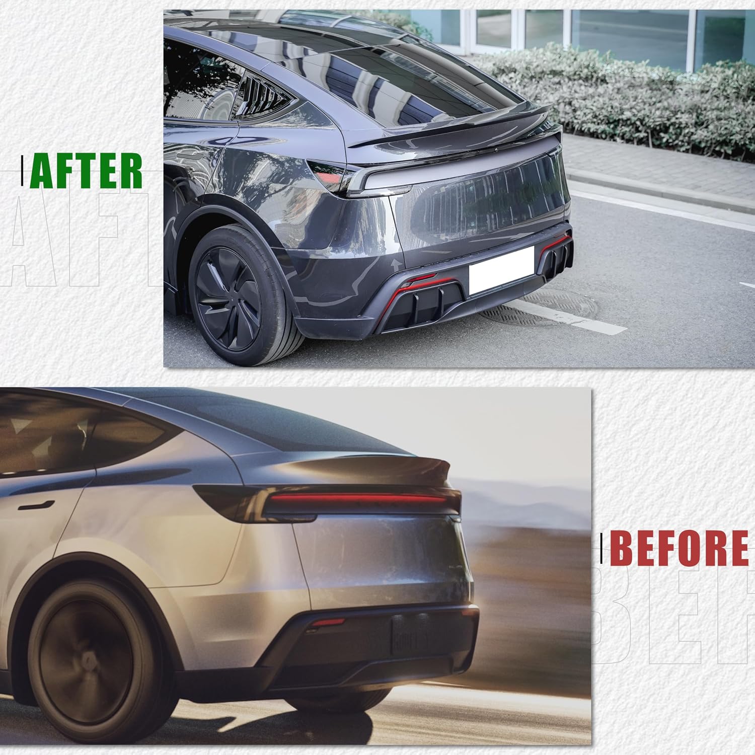 Rear Bumper Diffuser Lip for 2025-2026 Tesla Model Y Juniper
