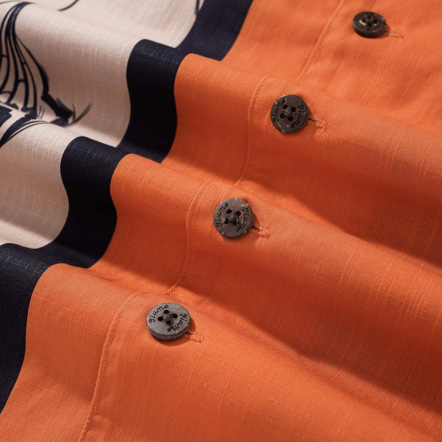 YIUME Men's Hawaiian Bowling Shirt Short Sleeve Halloween Camp Collar 100% Cotton Spider Pumpkin Lantern Shirt