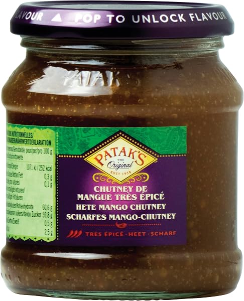 PATAK'S Chutney à la mangue, sec - 340 g - 1