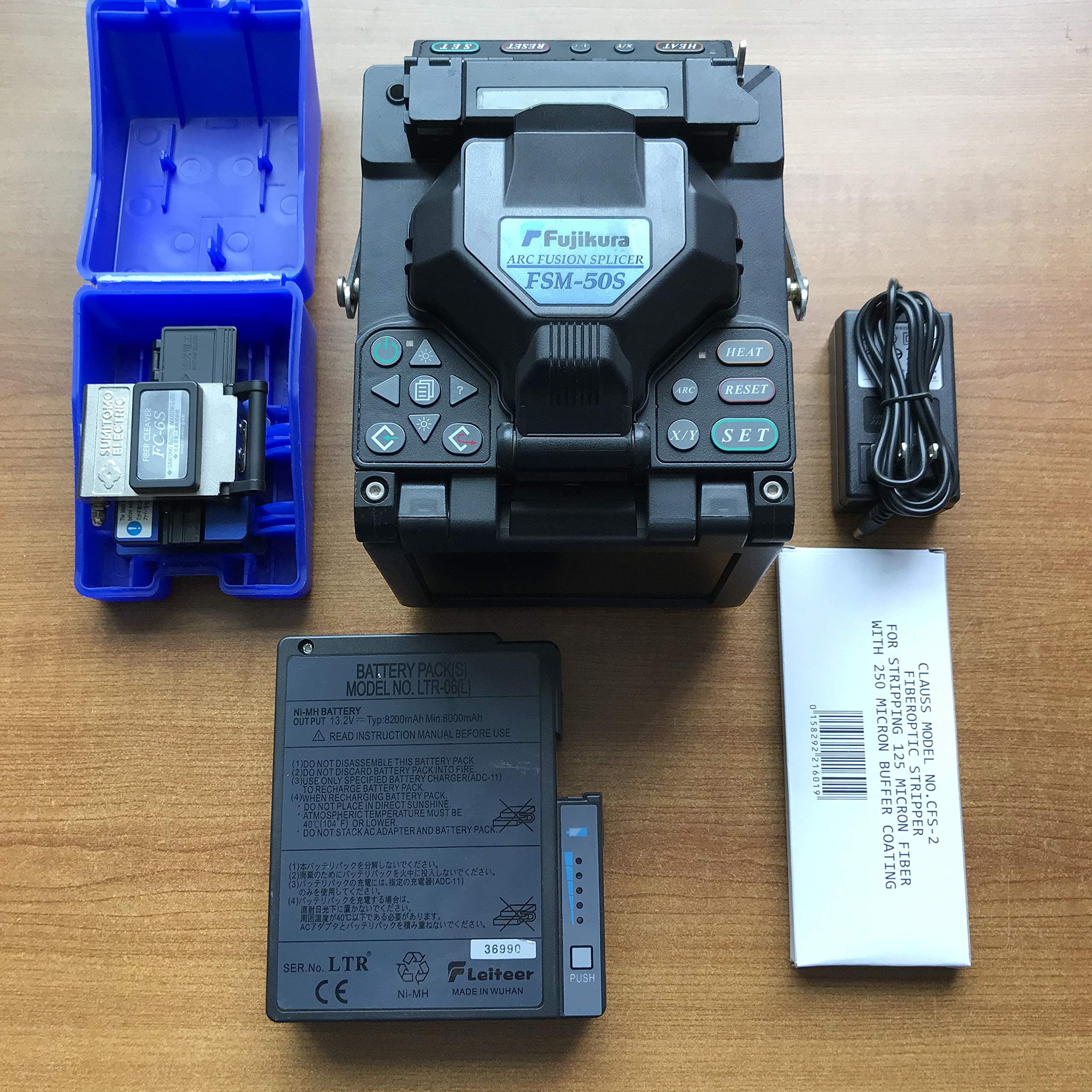 Fujikura FSM-50 - Empalmador de soldadura de fibra de fusión 90% nuevo, bajo arco: 835