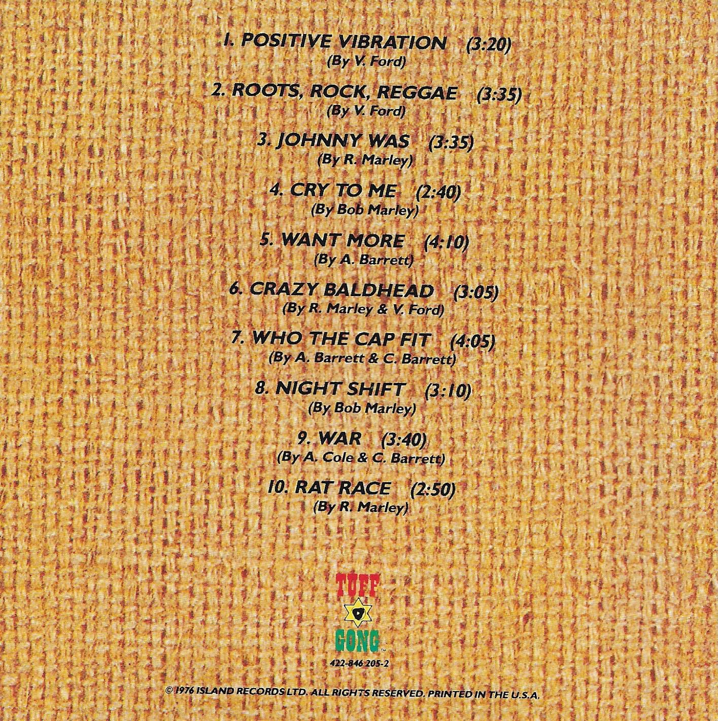 Rastaman Vibration [Audio CD]