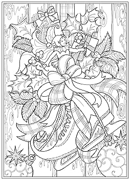 Amazon.com: Creative Haven Enchanted Christmas Coloring Book