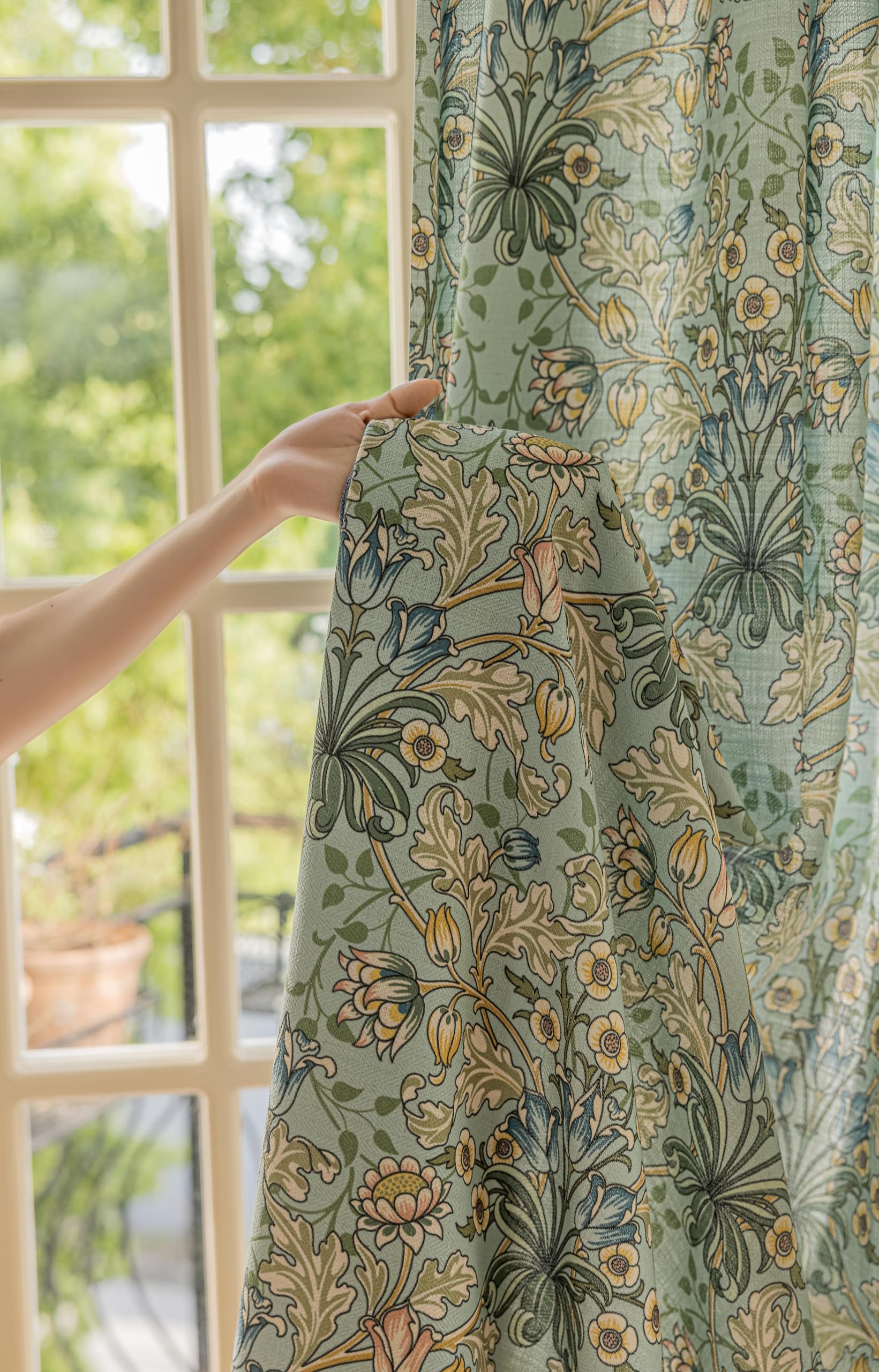 水色 プリーツカーテン 大きめカーテン Amazon｜Vision Home ブルー グレー ピンチプリーツ セミシアー