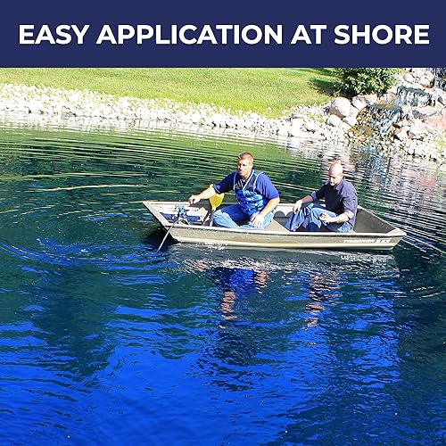 Miniatura 8 de Ultimate Blue Pond Dye Concentrado líquido, ecológico, agua limpia y clara, sin mezcla y fácil de usar, mejora el color natural, trata hasta 1 acre,