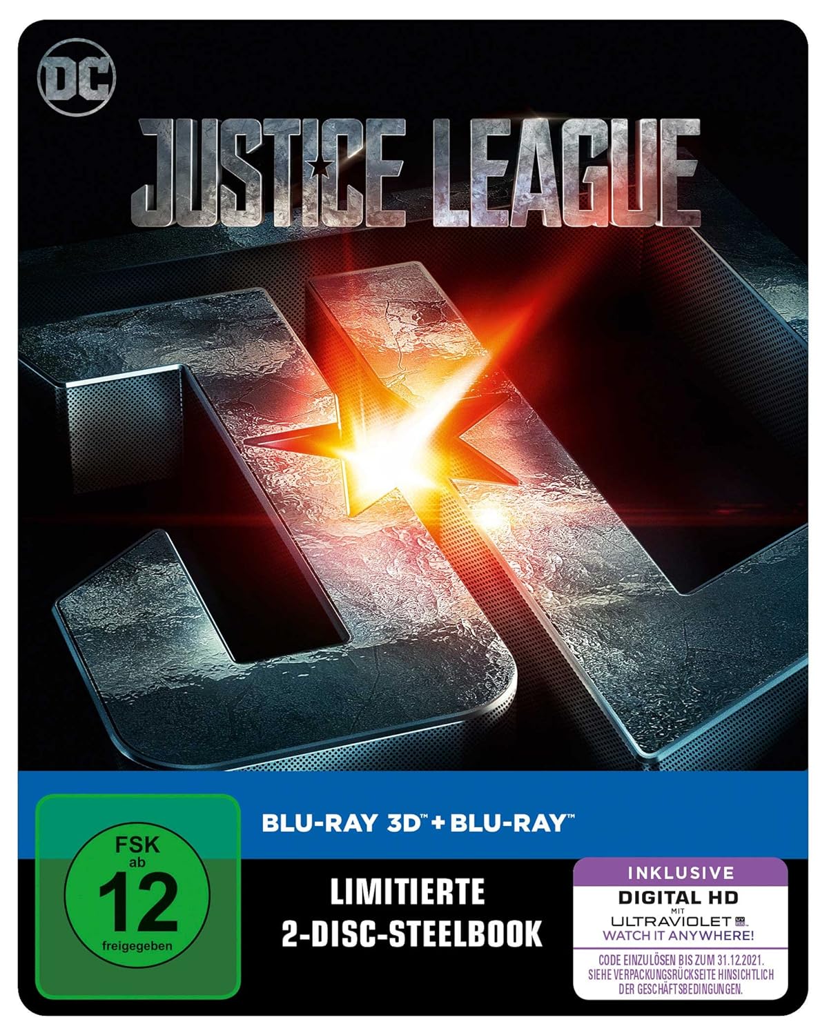Justice League als Steelbook (Limited Edition exklusiv bei Amazon.de) [3D Blu-ray]