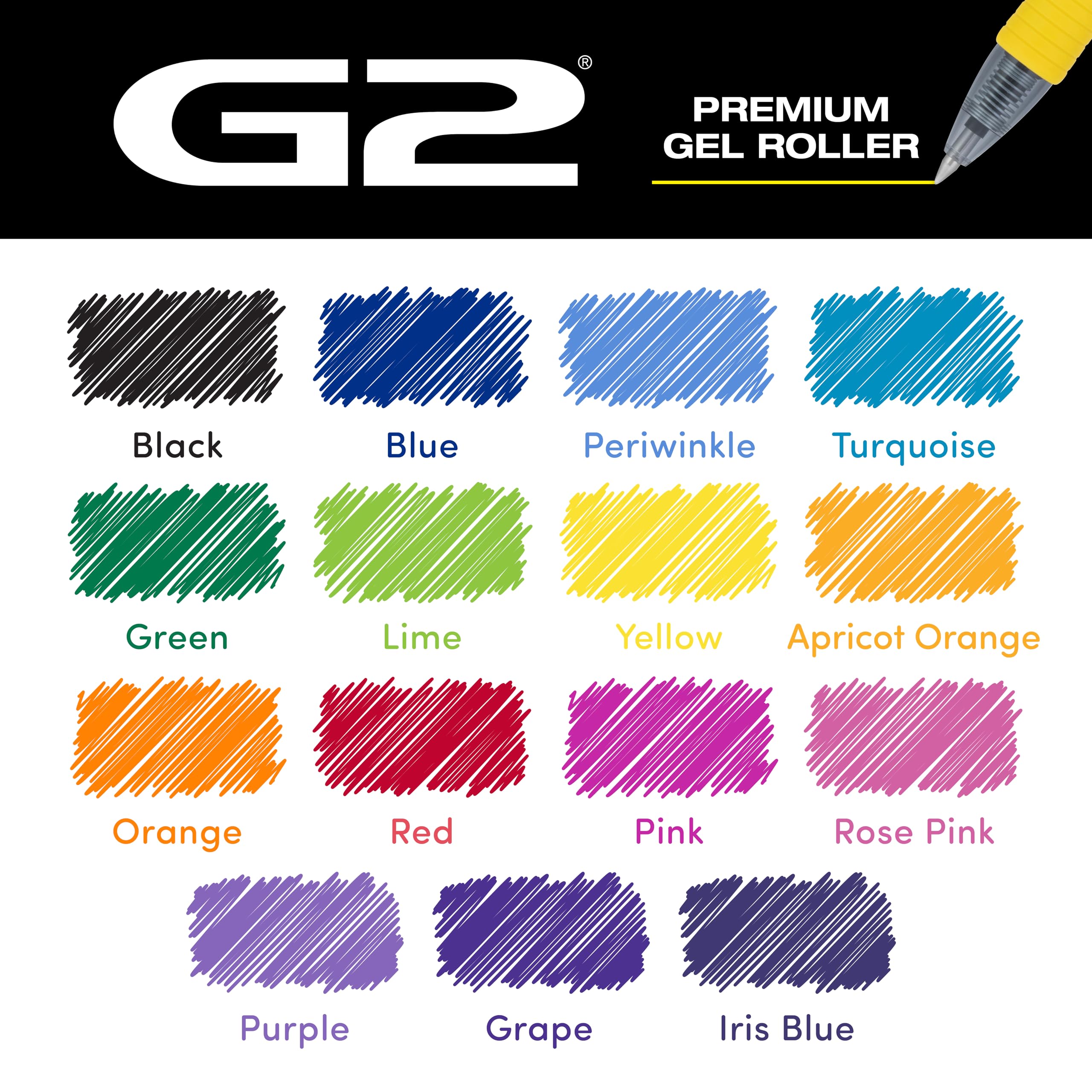 G27 Lot de 15 paquets d'arc-en-ciel ASST AMZ